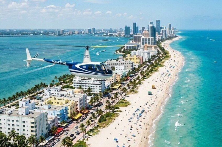 South Miami Beach Aerial Views Helicopter Tour 3