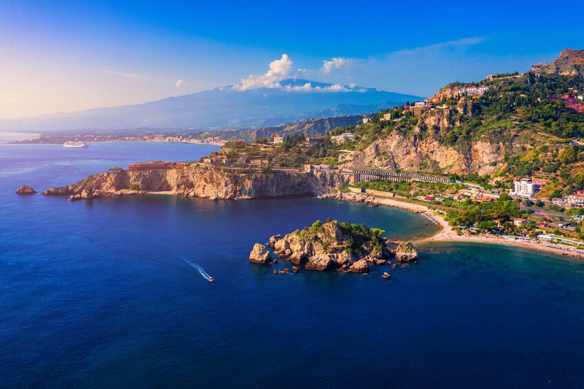 From Catania Shore Excursion: Taormina & Naxos Beach 1