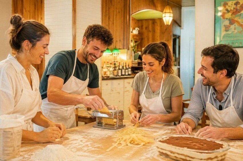 Pasta and Tiramisu Cooking Class with Michelin experienced Chef 1