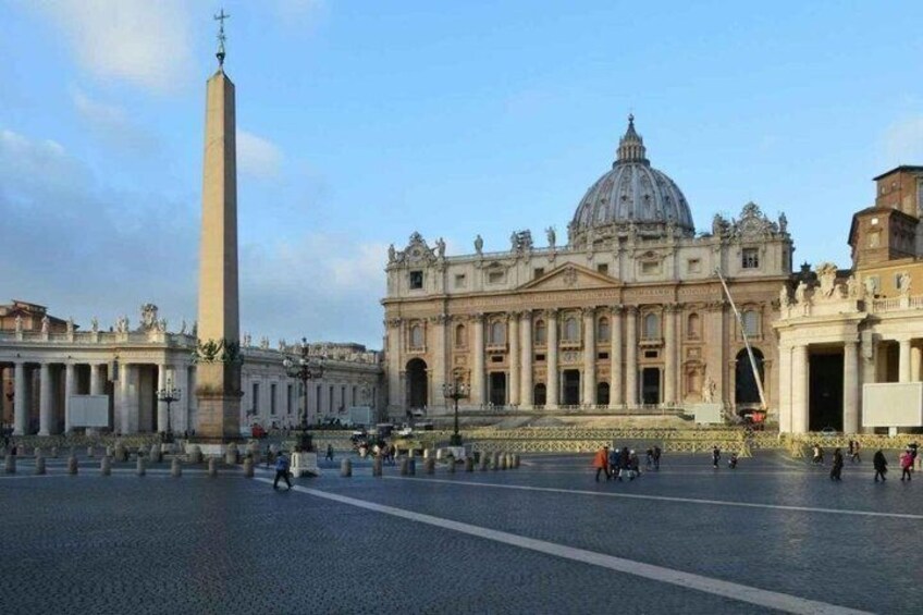 St. Peter's Basilica with the obelisk in front. 2