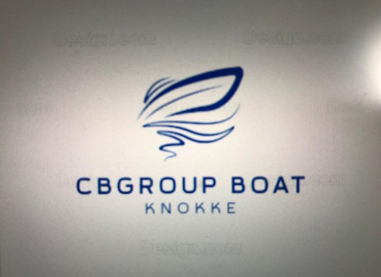 A logo with a stylized bird and the text 'CBGROUP BOAT KNOKKE'. 4