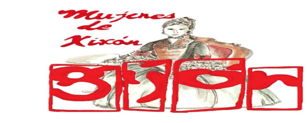 A woman in a historical dress with the text 'Mujeres de Xicxotzin' and 'BIA' in red. 2