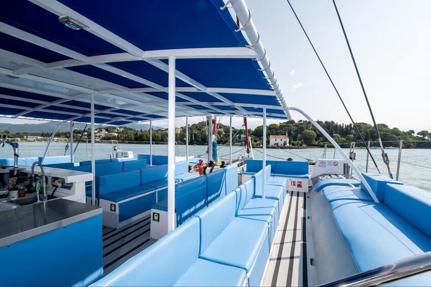 Corfu adults-only catamaran cruise with Greek lunch and drinks 4