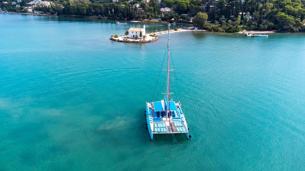 Corfu adults-only catamaran cruise with Greek lunch and drinks 1