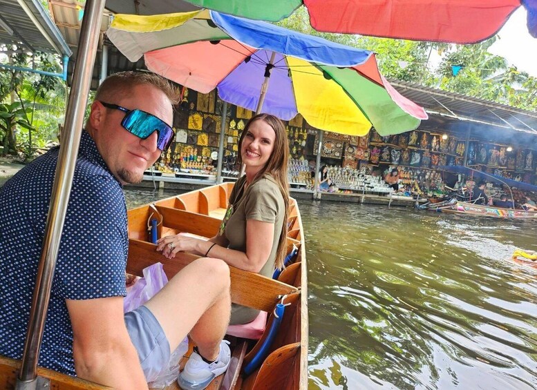 Picture 2 for Activity Ratchaburi: Private Floating & Train Market + Poomjai Garden 5