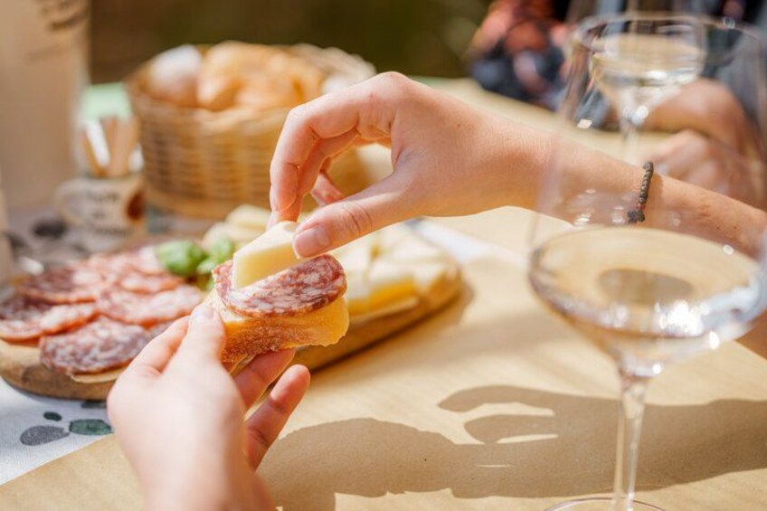 Tasting of Prosecco DOCG with cold cuts and cheeses 2