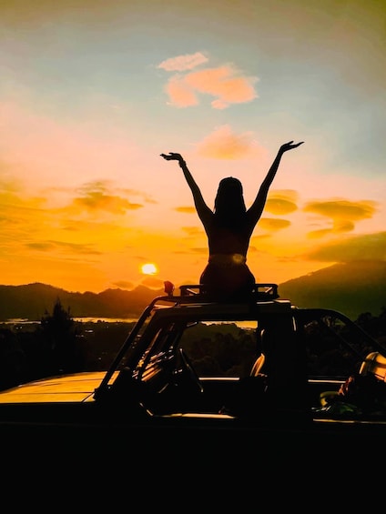 Picture 5 for Activity Bali: Mount Batur Sunrise Jeep and Hot Spring with Breakfast 5