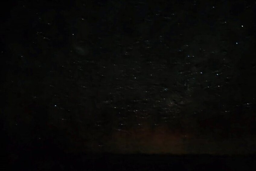 A night sky with stars. 5