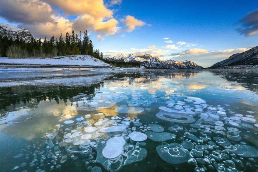 Private Tour of Abraham Lake Ice Bubbles and Icefields Parkway 1