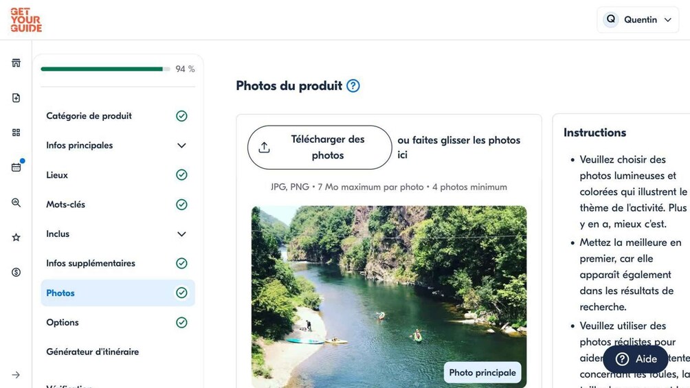 A scenic river with kayaks, surrounded by lush greenery and rocky cliffs. 4