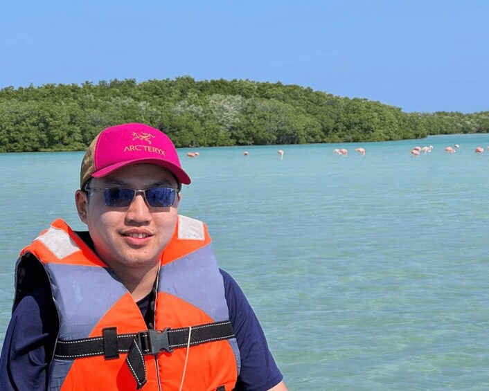 Picture 6 for Activity Río Lagartos: Flamingo-watching excursion and boat sightseeing tour 2