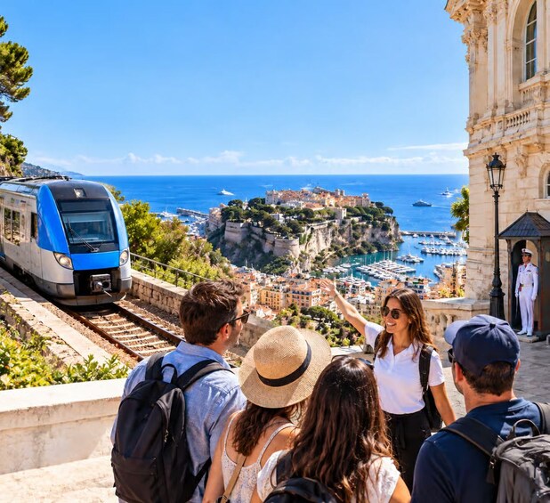 From Nice: Monaco & Monte-Carlo Guided Walking Tour by Train 1