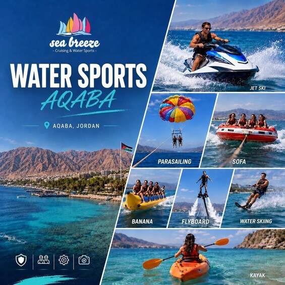 Picture 3 for Activity Sea Breeze Sunset Cruise with Meal in Aqaba Red Sea 3