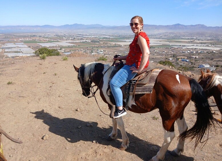 Picture 2 for Activity Ensenada: Combo Horseback Riding Tour with Scenic Views 3