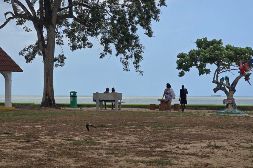 Pitch Lake Temple in the sea and food Experience 5