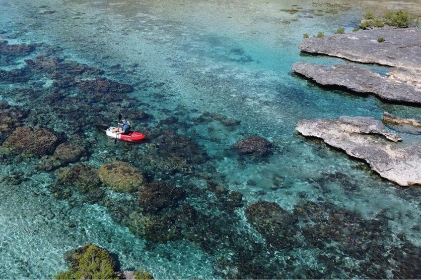 Discover the underwater splendours of the Coral Garden from your kayak. 5