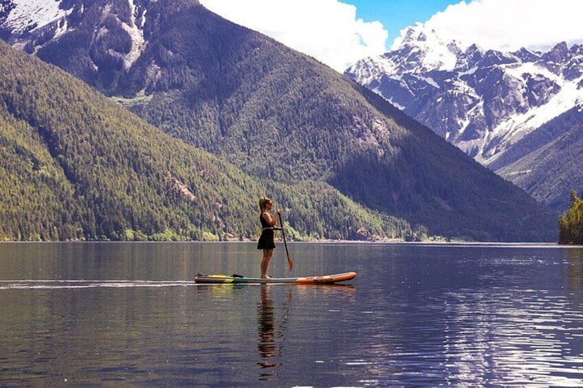 Paddle boarding at Chilliwack Lake 1