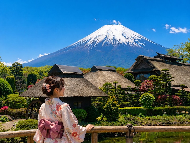 From Tokyo: Mt. Fuji, Oshino Hakkai & Gotemba Outlets 1Day Bus Tour 1