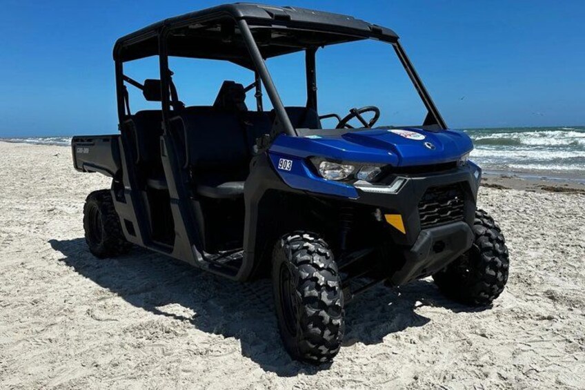 CAN-AM UTV Defender 4x4 Beach Rental Corpus Christi, TX 2