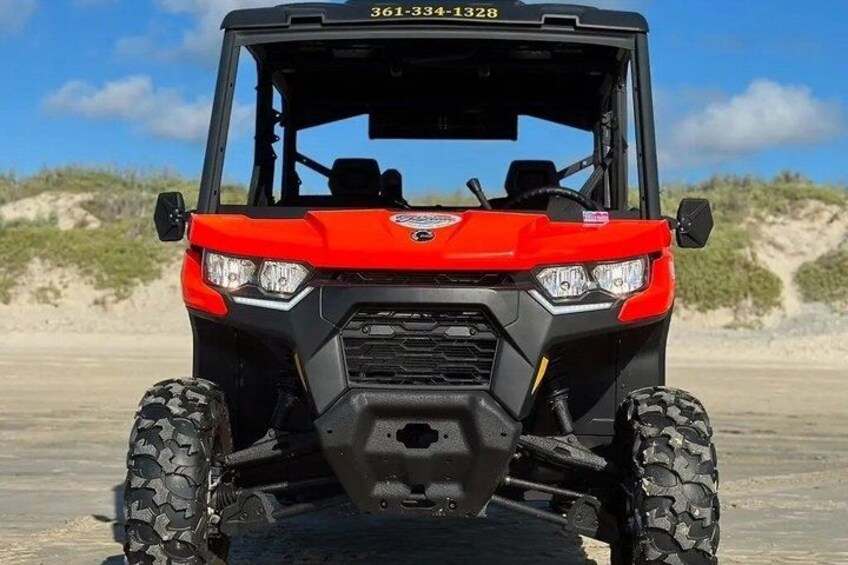 CAN-AM UTV Defender 4x4 Beach Rental Corpus Christi, TX 3
