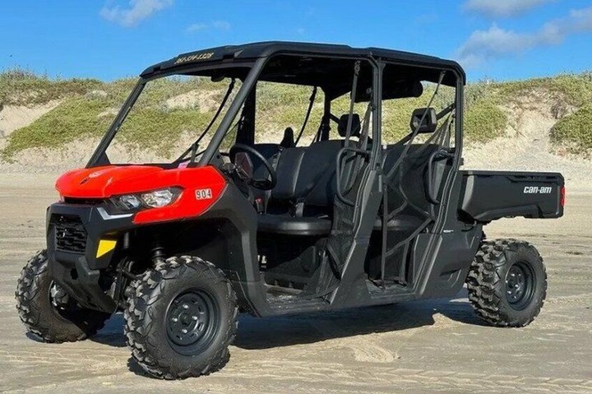 CAN-AM UTV Defender 4x4 Beach Rental Corpus Christi, TX 5