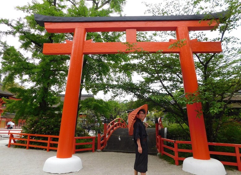 Picture 3 for Activity Kyoto: Shimogamo Shrine Walk with Manga Souvenir 4