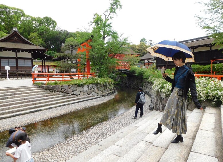 Picture 1 for Activity Kyoto: Shimogamo Shrine Walk with Manga Souvenir 2