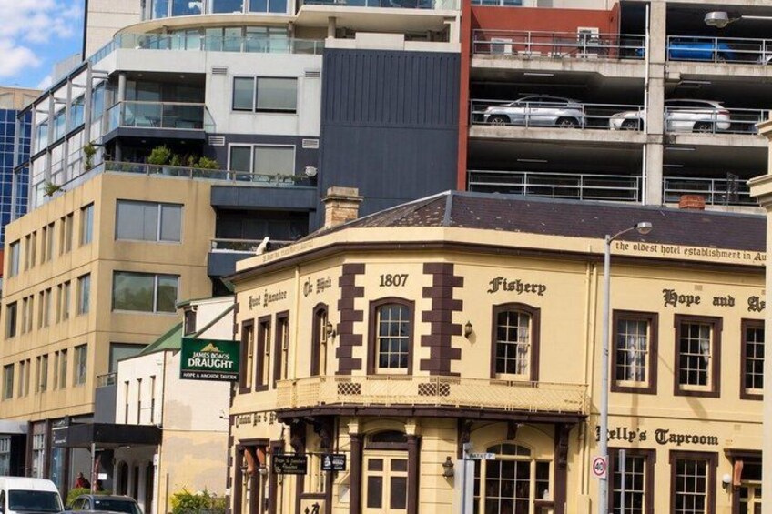 A building with the number 1807 and the name 'Fishery' on it. 5