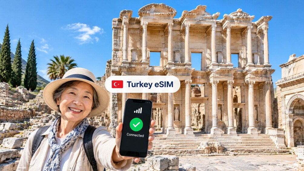 Izmir, Ephesus & Kusadasi: Unlimited Turkey Internet with eSIM Data Plan 1