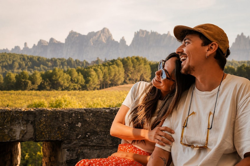 Montserrat Tour with Cogwheel train + Wine Tasting with Tapas or Lunch 1
