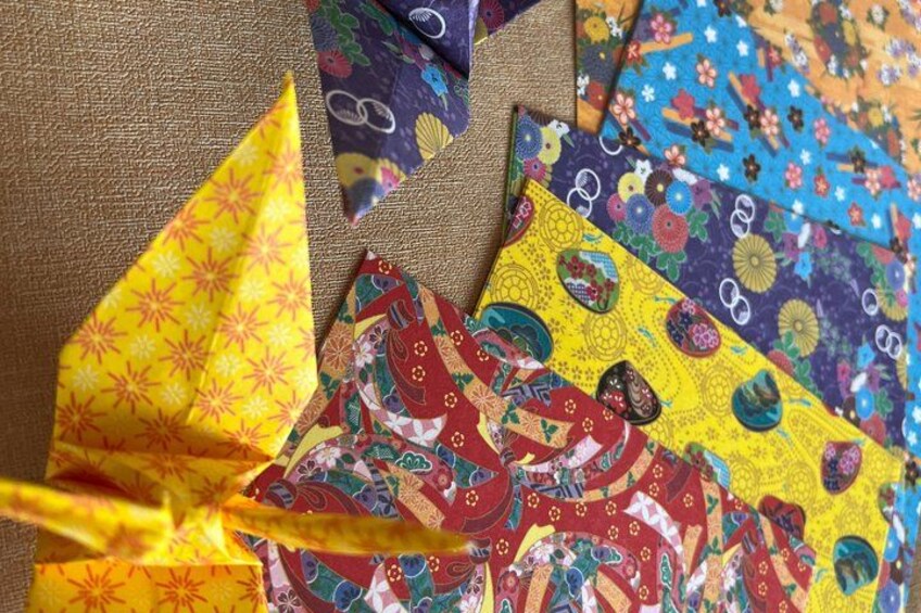 Various colorful fabrics with patterns. 2