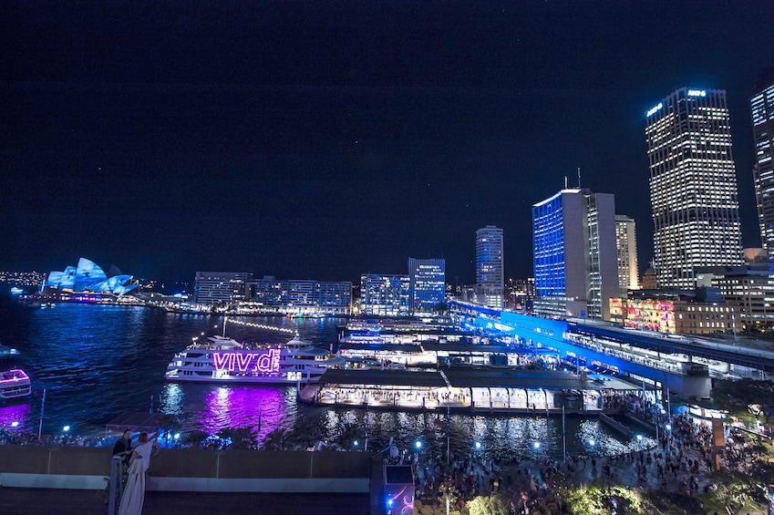 Sydney Harbour Vivid Lights Cruise 5