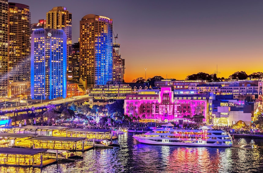 Sydney Harbour Vivid Lights Cruise 3