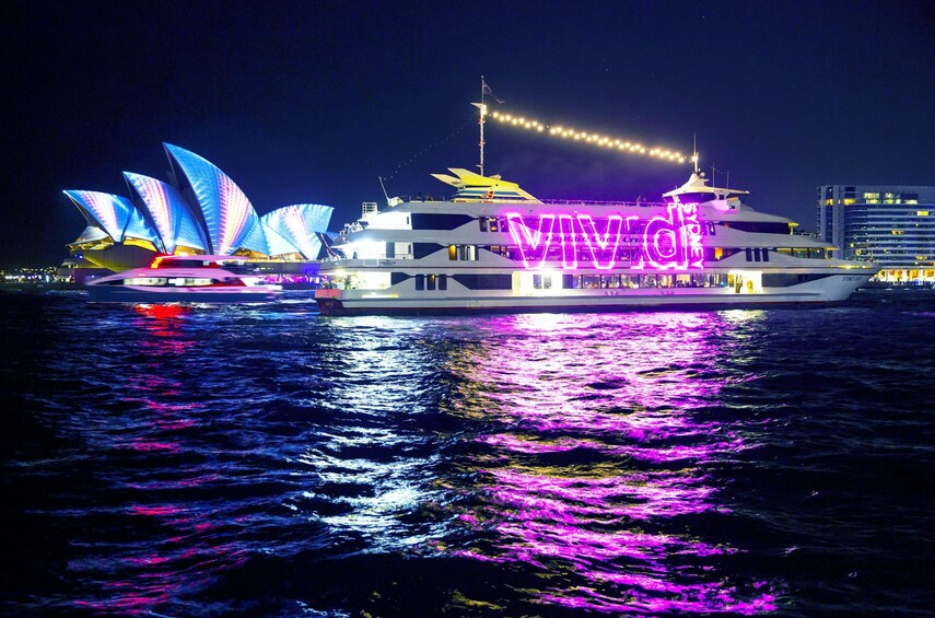Sydney Harbour Vivid Lights Cruise 5