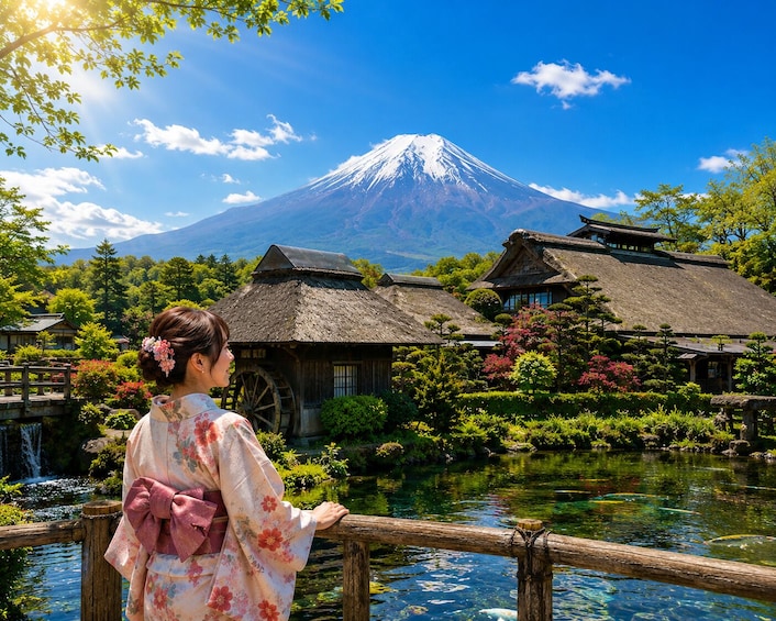 Tokyo: Mt. Fuji, Chureito Pagoda, Oshino Hakkai & Oishi Park 5
