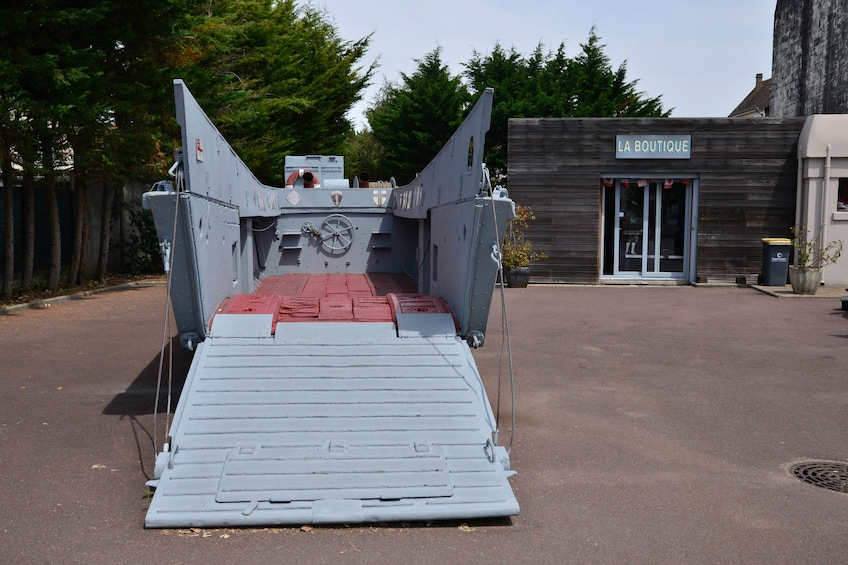 Tank with ramp at Atlantic Wall open-air museum 5
