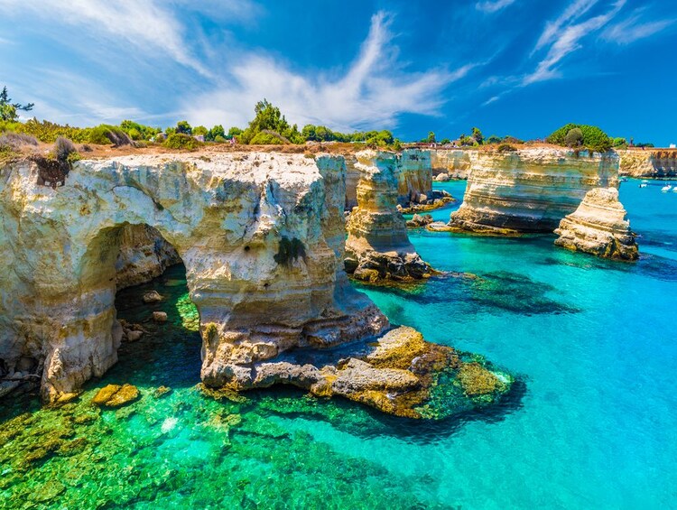 Rock stacks of Torre Sant'Andrea 