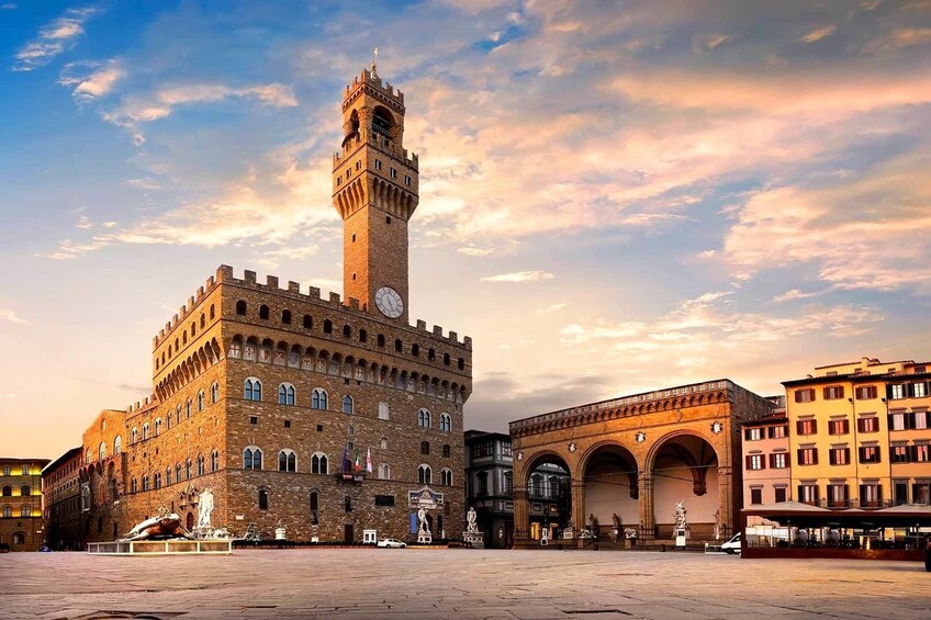 The Piazza della Signoria before sunset 5