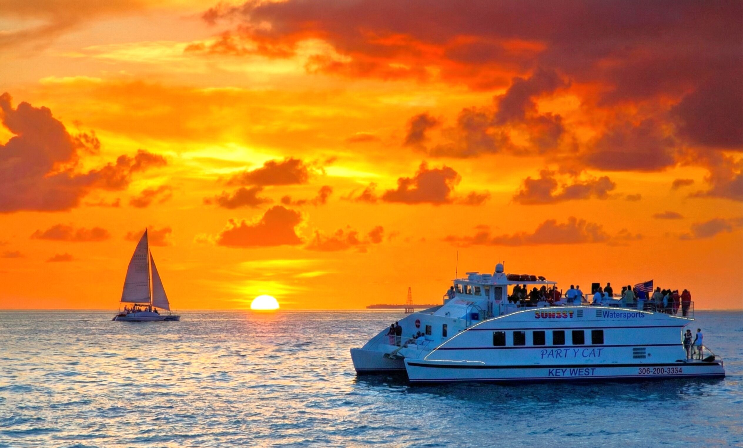 Sunset Dinner Cruise in Key West with Live Music & Unlimited Open Bar!