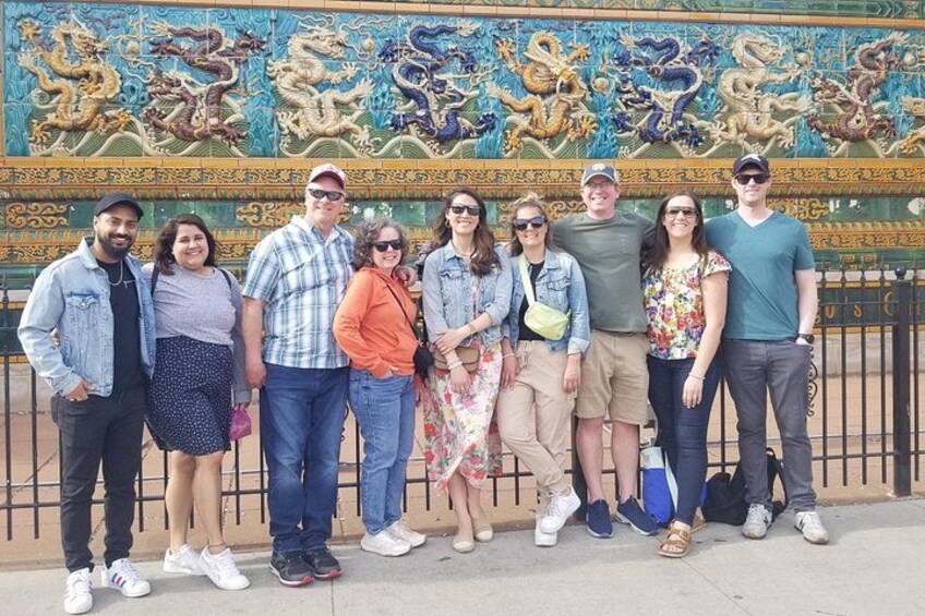 The Nine Dragon Wall is a stunning landmark of colorful tiles and powerful dragon symbols—a highlight on our Chinatown Food Tours. Food Tours in Chinatown bring this vibrant piece of history to life. 3