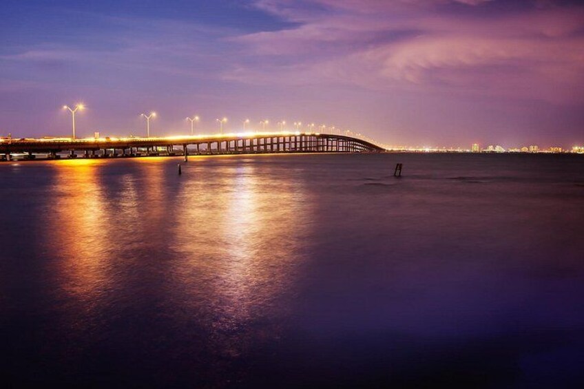 Queen Isabella Causeway at twiligh 5