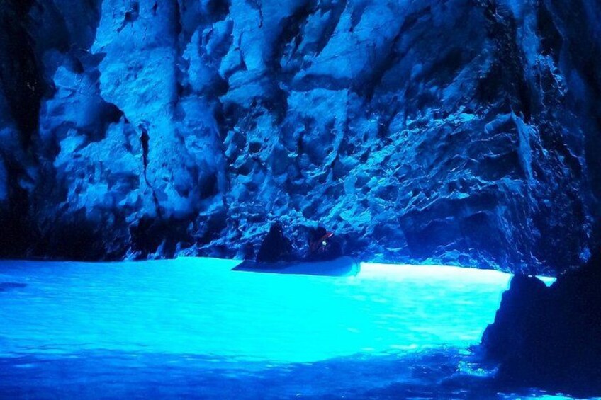 The Blue Cave by Biševo is indescribable with words, it should be experienced 3