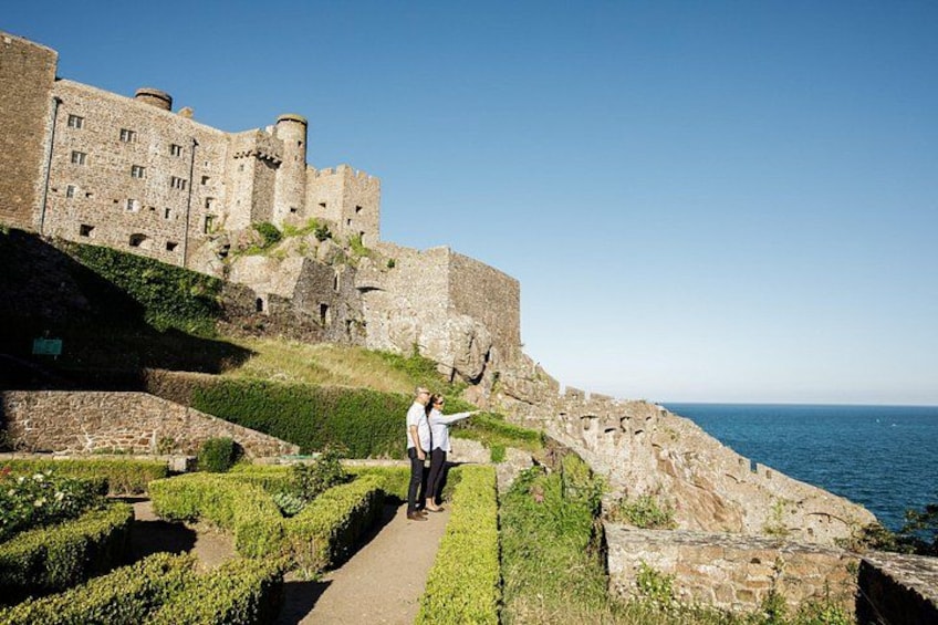 Mont Orgueil Castle looking towards France 2