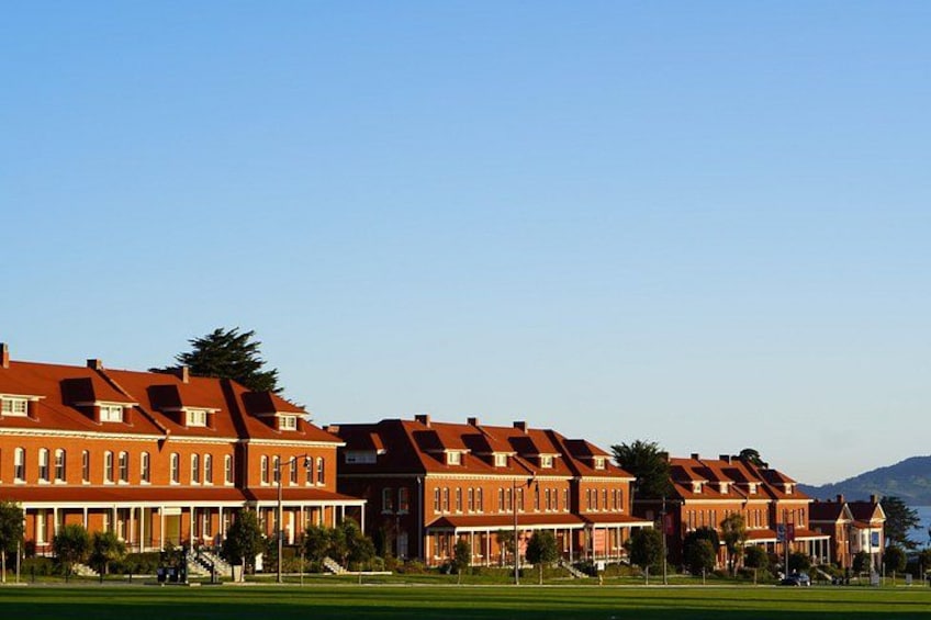 Parade Grounds - once homes to our military during the war 2