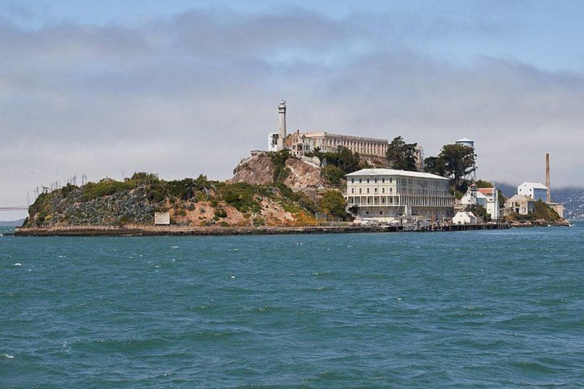 Ferry approach to Alcatraz Island 2