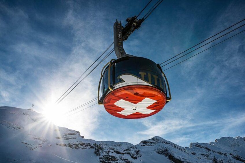 Mt Titlis Cable Car from Engelberg with Ice Flyer 5