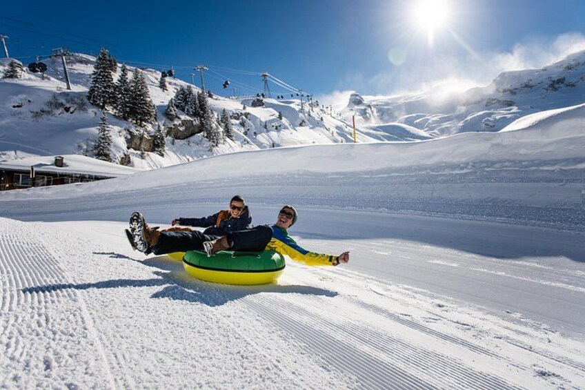 Mt Titlis Cable Car from Engelberg with Ice Flyer 2