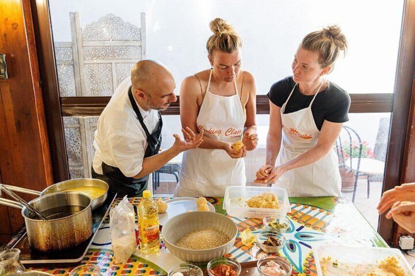 Arancino Making - 2 Hours to Learn how made Real Sicilian Arancino! 4