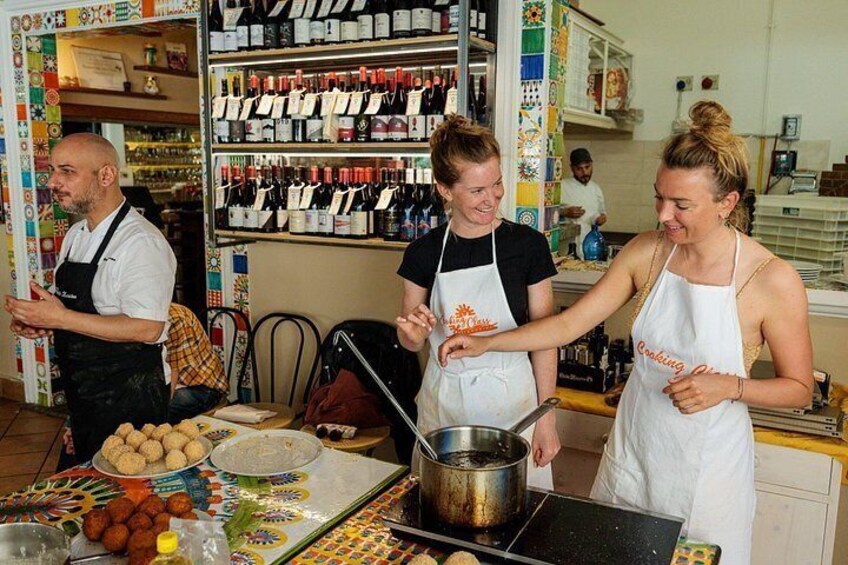 Arancino Making - 2 Hours to Learn how made Real Sicilian Arancino! 2