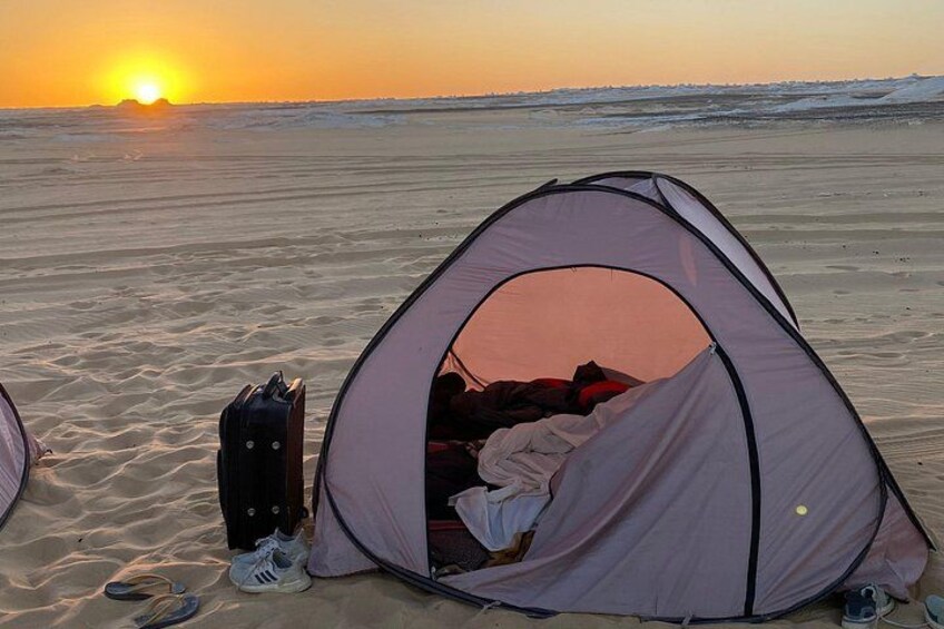 White Desert camping 4